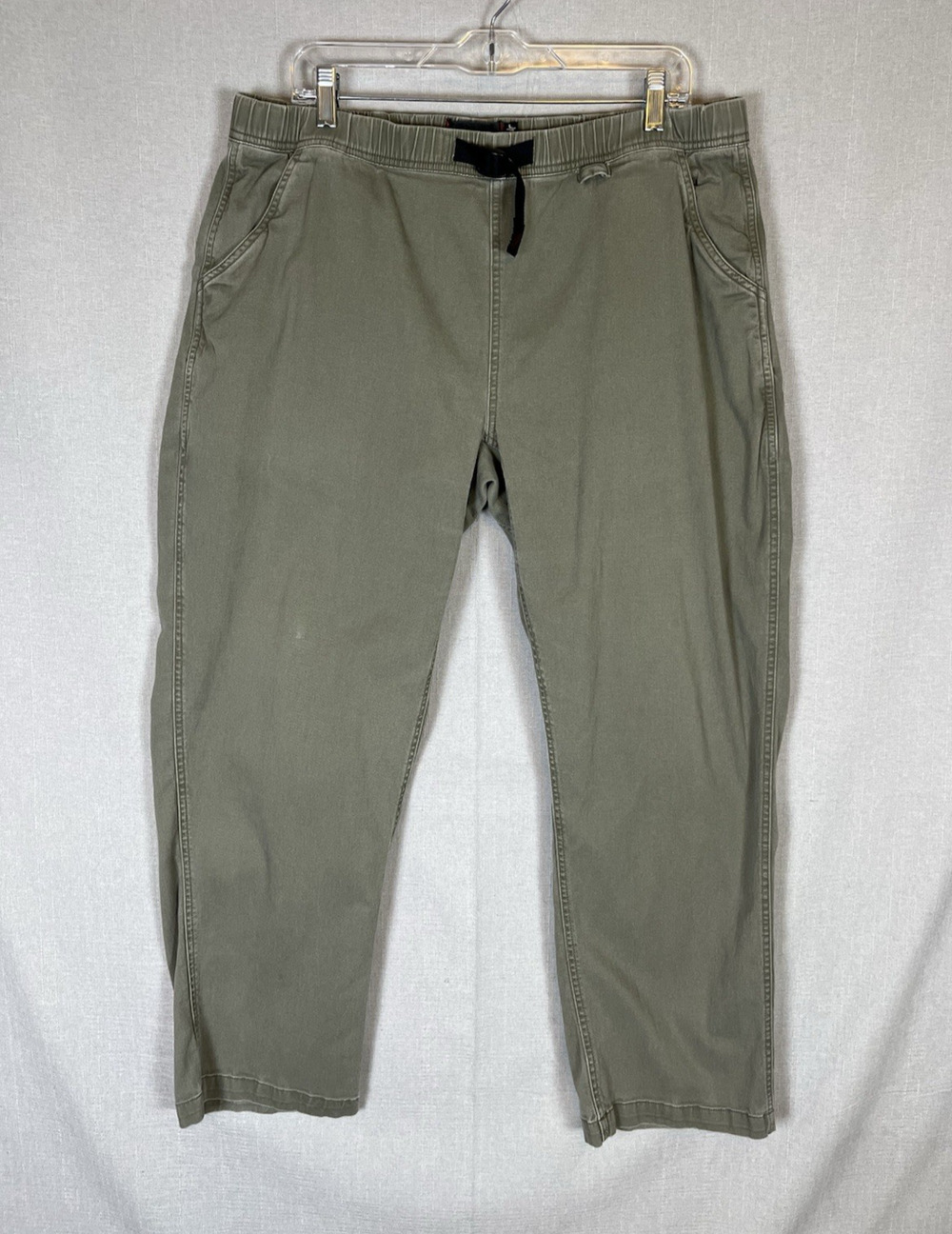 Gramicci Pants Womens Large Green Original G Pants Climbing USA Outdoor Organic